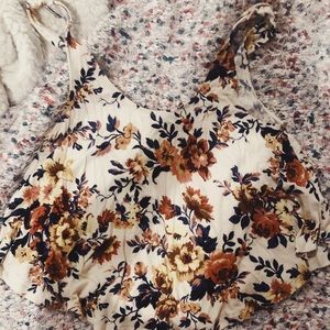 floral american eagle tank